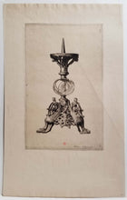 Charger l&#39;image dans la galerie, Porte-cierge à boule de cristal. 1884.
