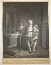 Charger l&#39;image dans la galerie, Louis Seize s&#39;occupant de l&#39;éducation de son fils dans la tour du Temple, dédié aux fidèles Français... 1798-
