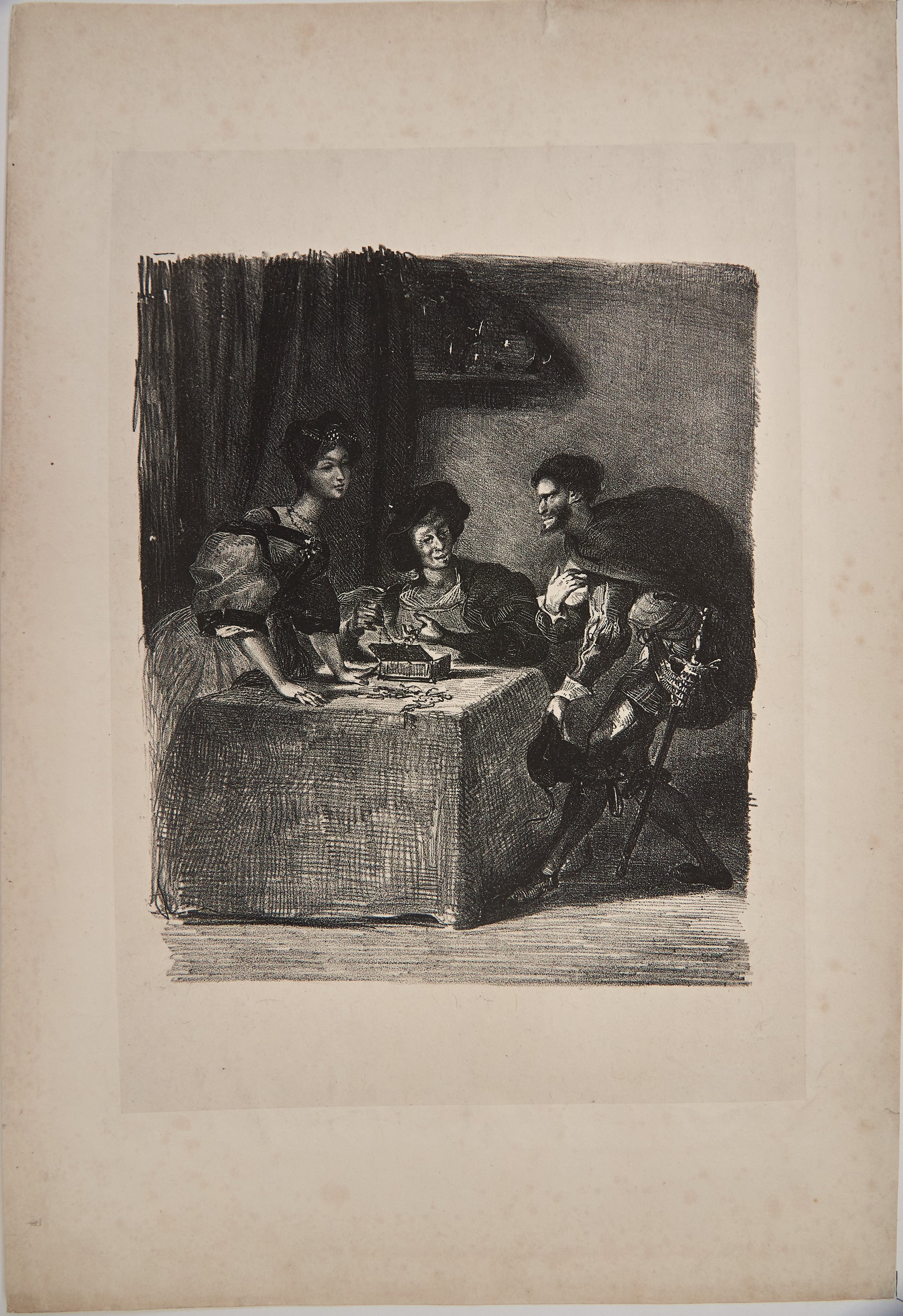 Méphistophélès se présente chez Marthe.