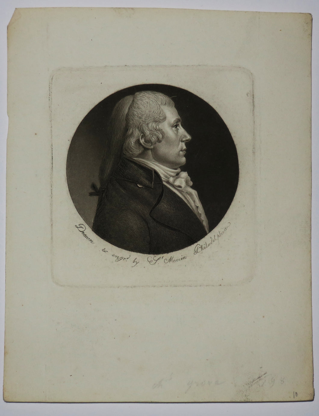 Portrait de Charles GROVE. 1798.