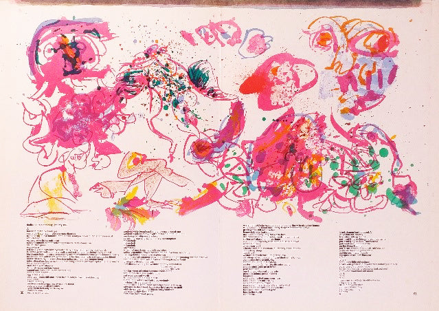 [Composition rose, verte et jaune]. 1964.