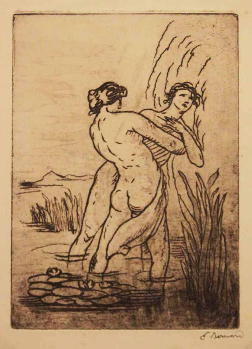 [Deux femmes prenant leur bain]. Pour 