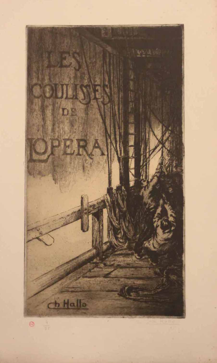 Les Coulisses de l'Opéra.  1911.