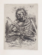 Charger l&#39;image dans la galerie, La Mort jouant du violon.  1846.
