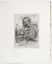 Charger l&#39;image dans la galerie, La Mort jouant du violon.  1846.
