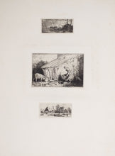 Charger l&#39;image dans la galerie, Paysage de rivière, 1844. Toit à porcs, 1846. L&#39;étang gelé (petite planche), 1845.
