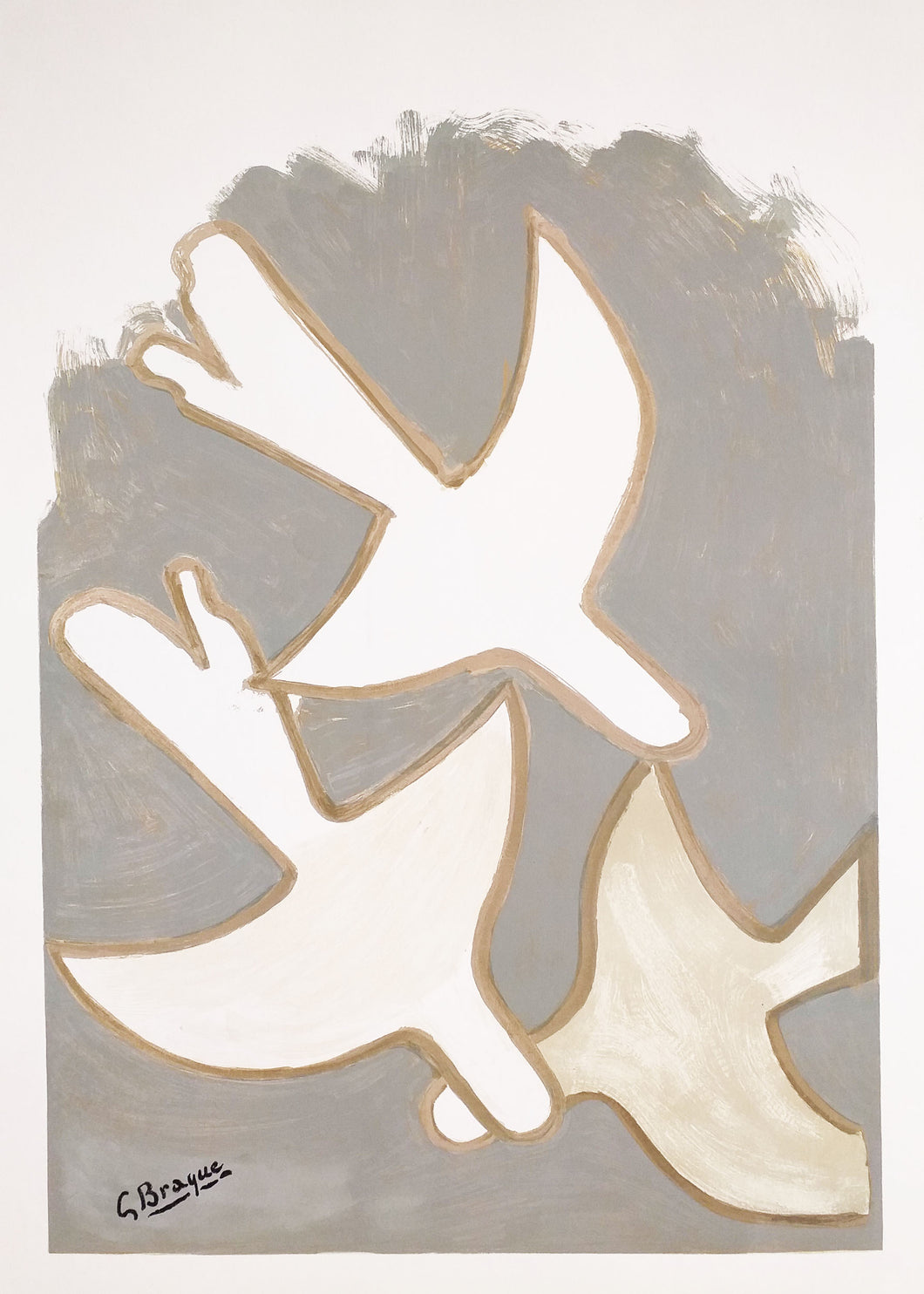Les oiseaux blancs.  1958.