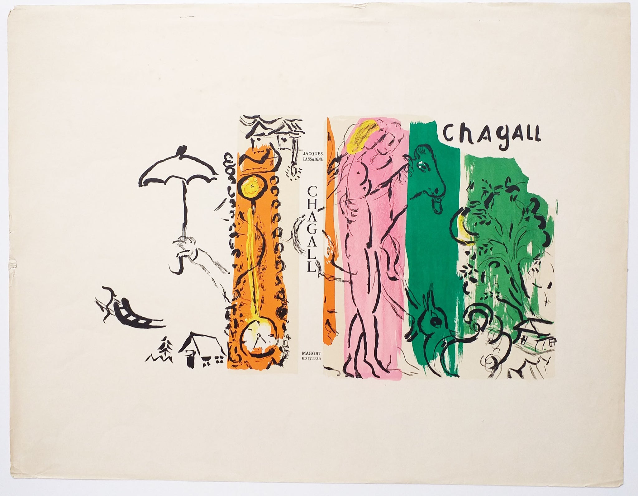 Paysage aux Isbas. Couverture pour le catalogue d'Exposition 