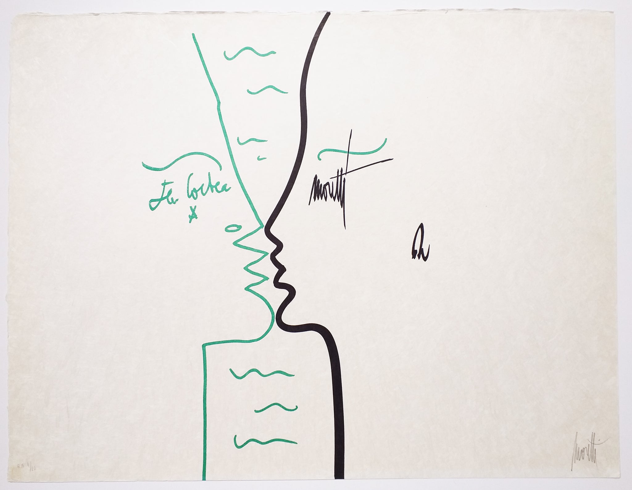 L'Âge du Verseau. [Le baiser].  1962.