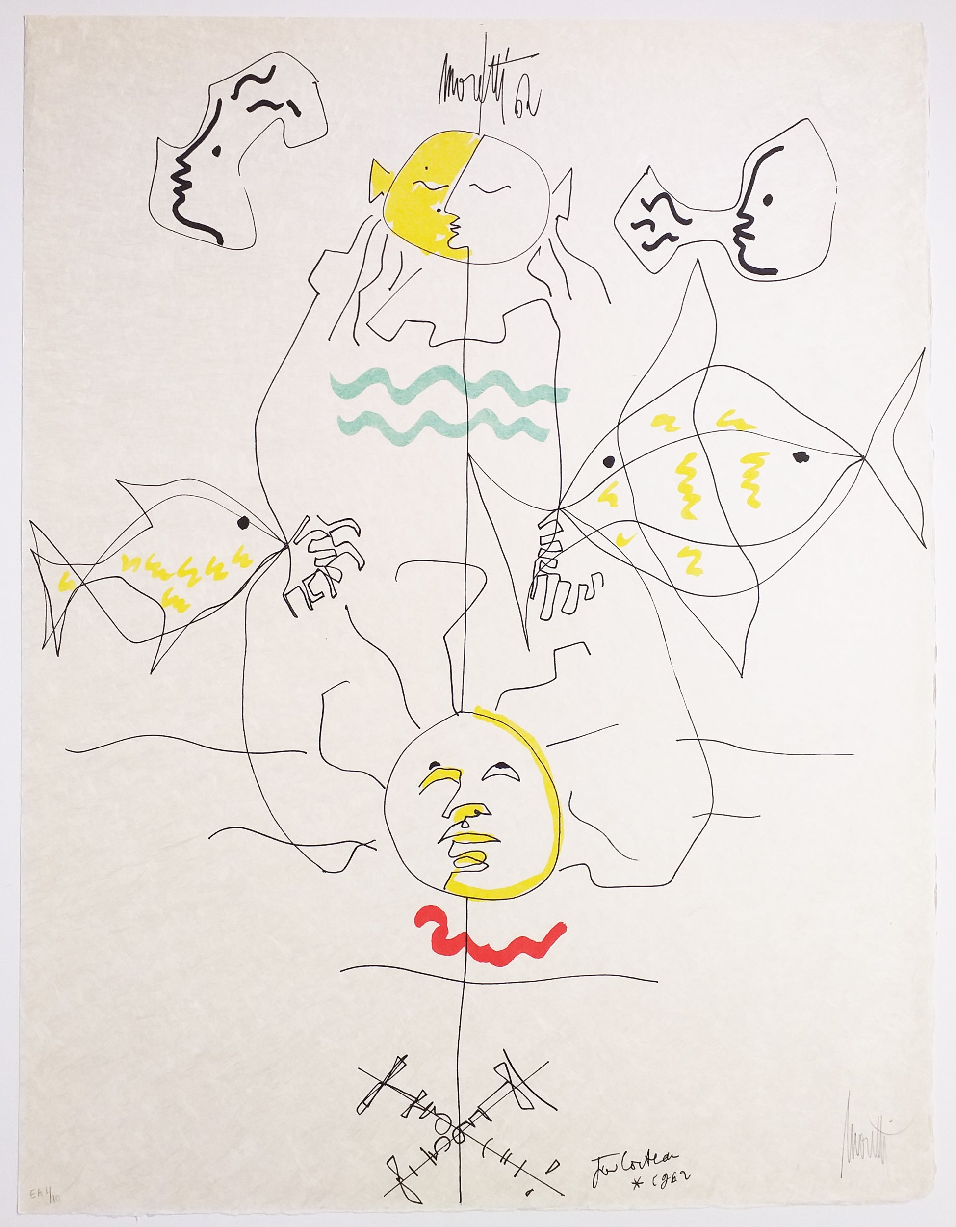 L'Âge du Verseau. [Le soleil et la lune].  1962.