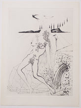 Charger l&#39;image dans la galerie, Femme à la fontaine. Poèmes secrets d&#39;Apollinaire.  1967.
