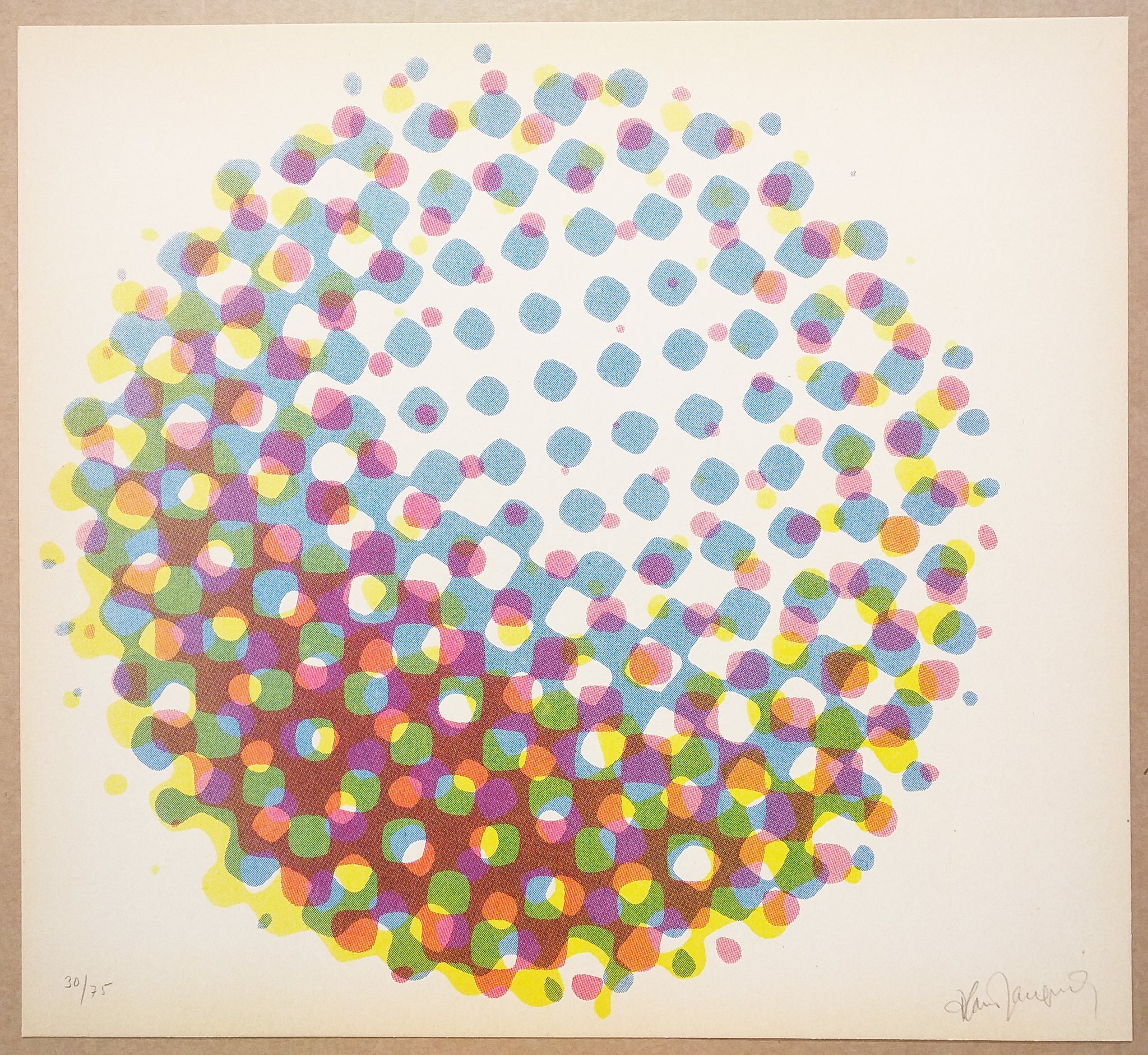 [Sans titre]. Silver Marble, The Genova projet, planche 3. 1971.