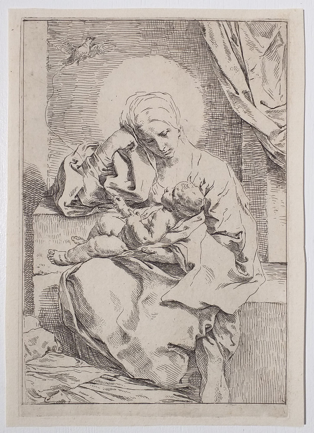 La Vierge et l’enfant Jésus.  c.1635-1636.