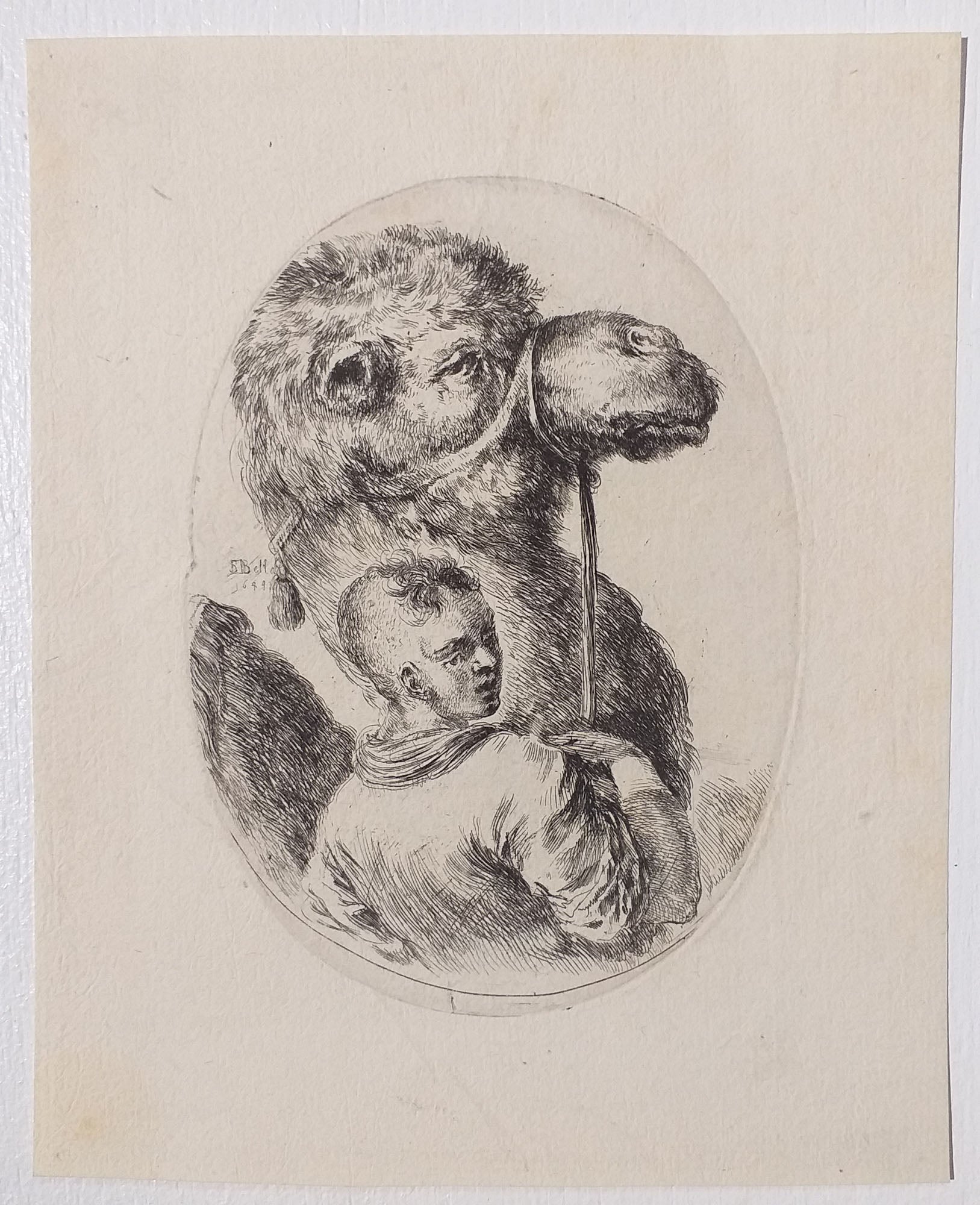 Esclave tenant un chameau par la bride.  1650.