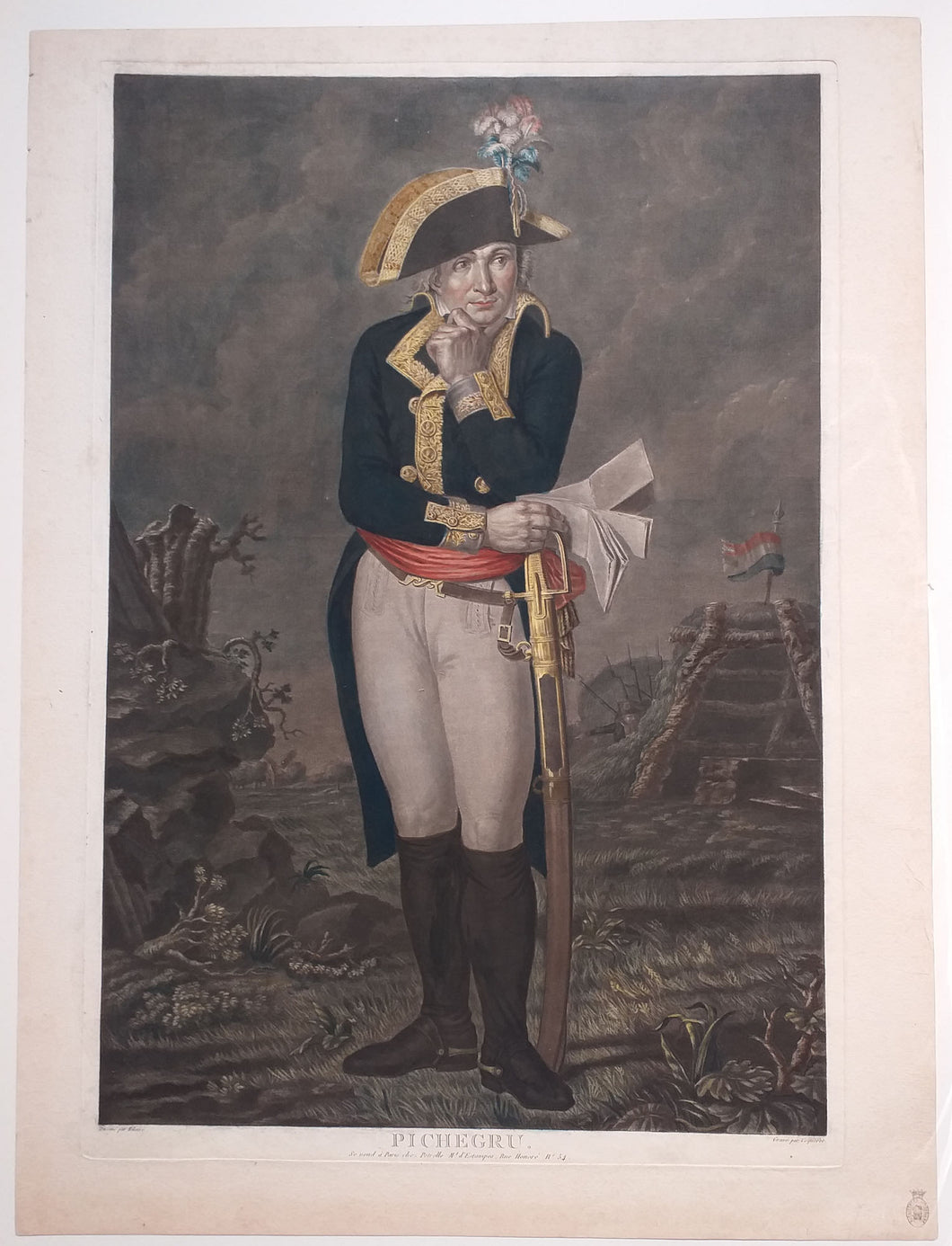 Portrait en pied du Général Pichegru (1769†1840). 1796-1799.