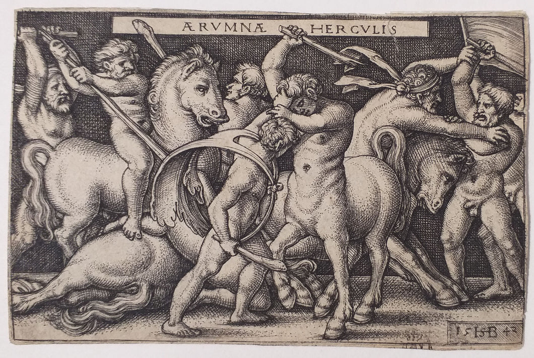 Hercule combattant les Centaures. 1542.