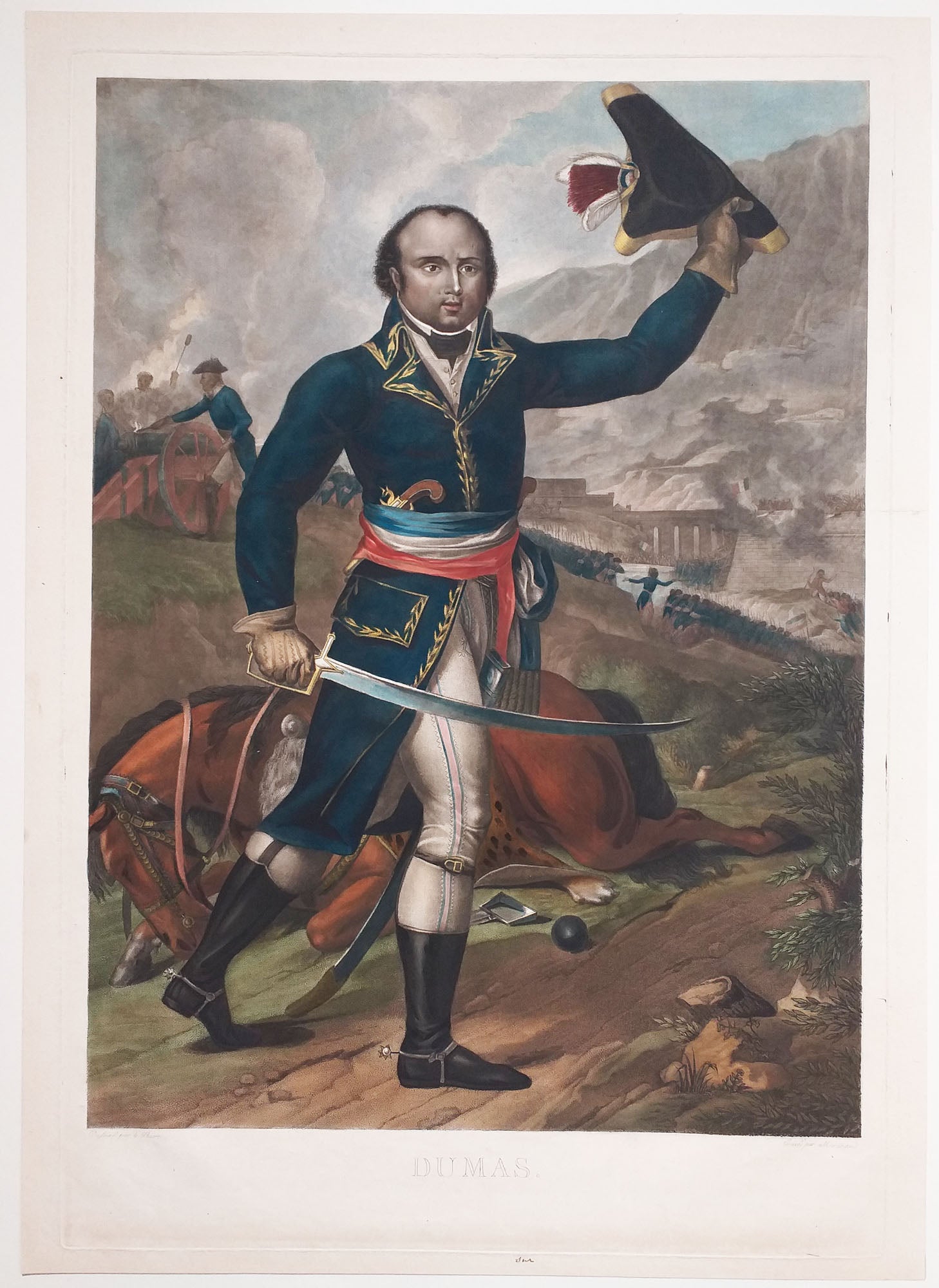 Portrait de Thomas Alexandre Dumas.  1797-1799.