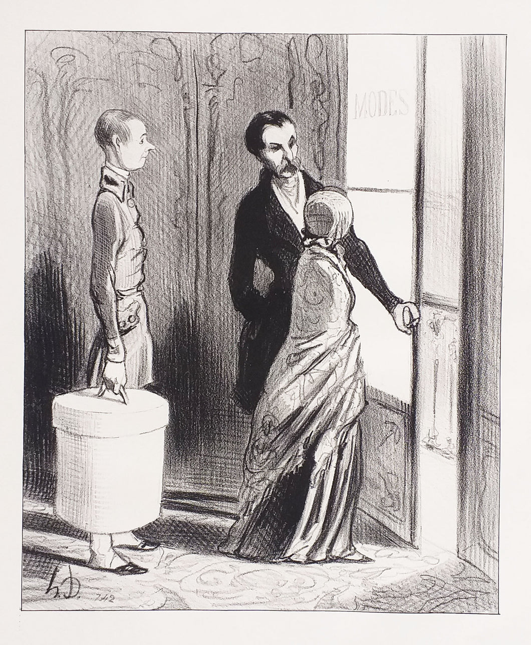 Monsieur Mimi Coquet, modiste et philantrope… (Les Philantropes du jour).  1845.