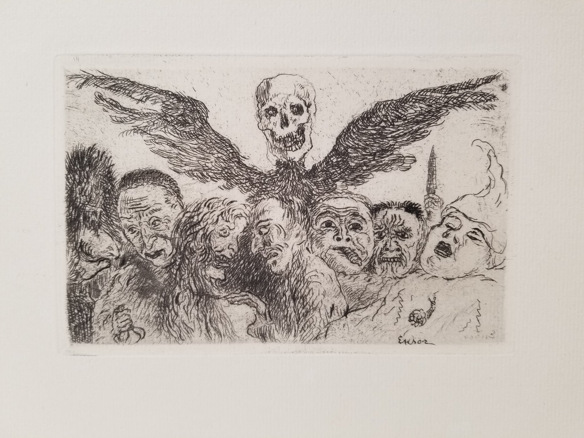 Les péchés capitaux dominés par la Mort. 1904.