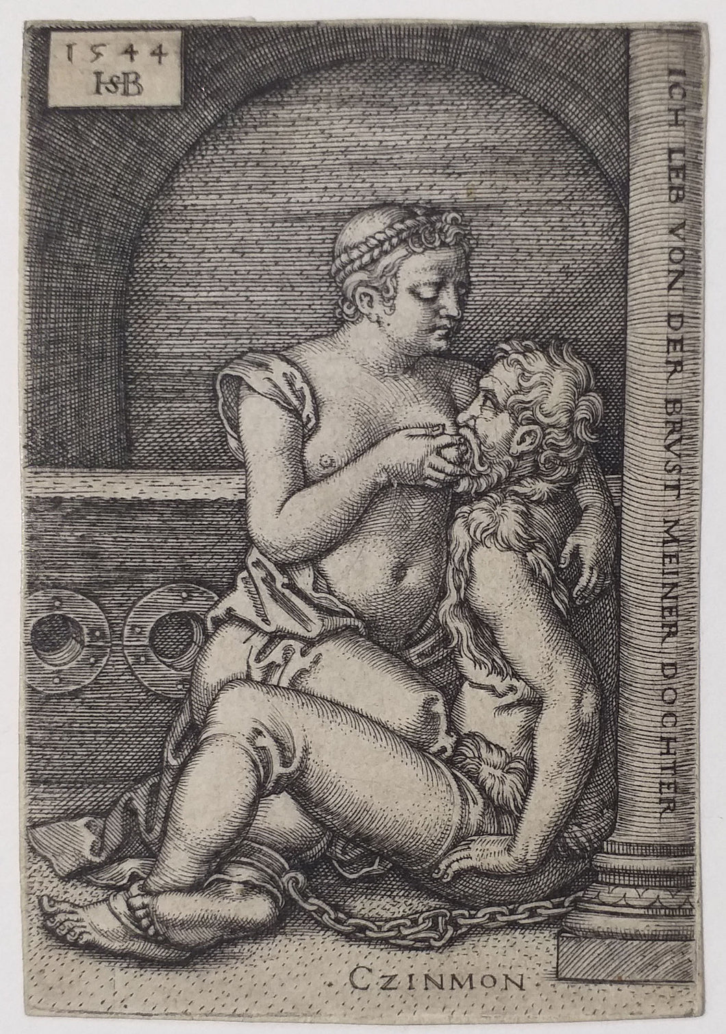 Cimon nourri par sa fille. 1544.