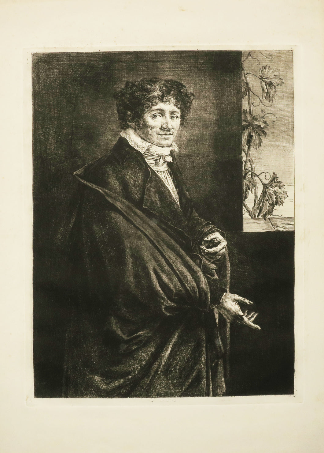 Autoportrait à la vigne.  1802-1804.