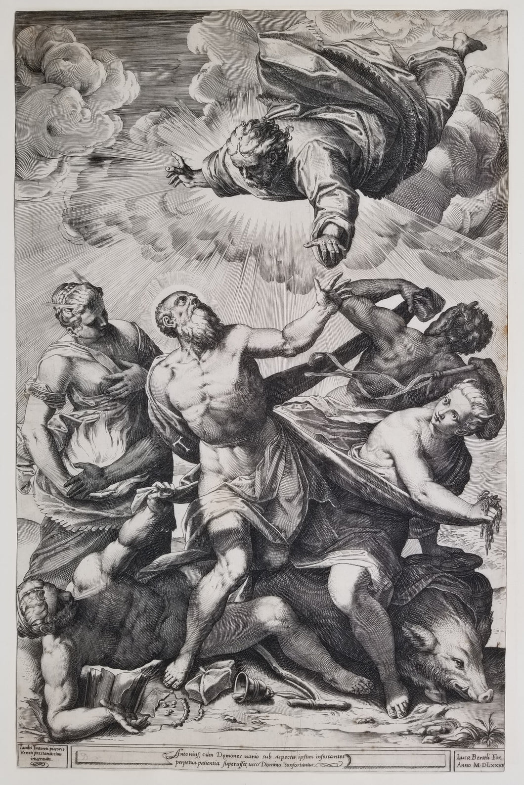 La Tentation de Saint Antoine.  1582.