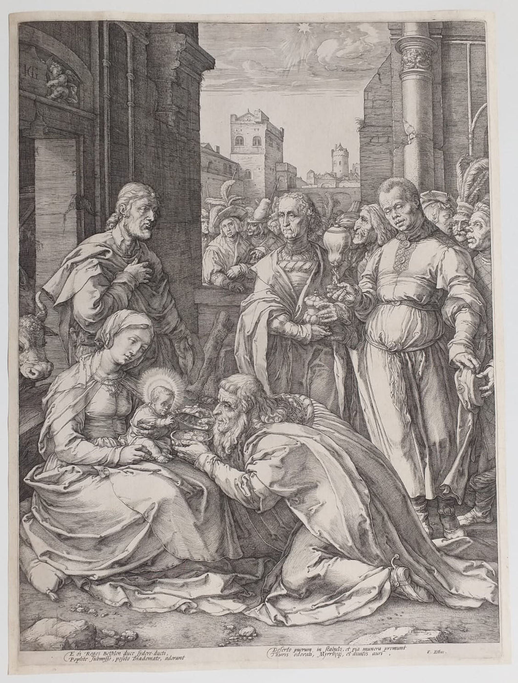 L'Adoration des Mages.  1594.