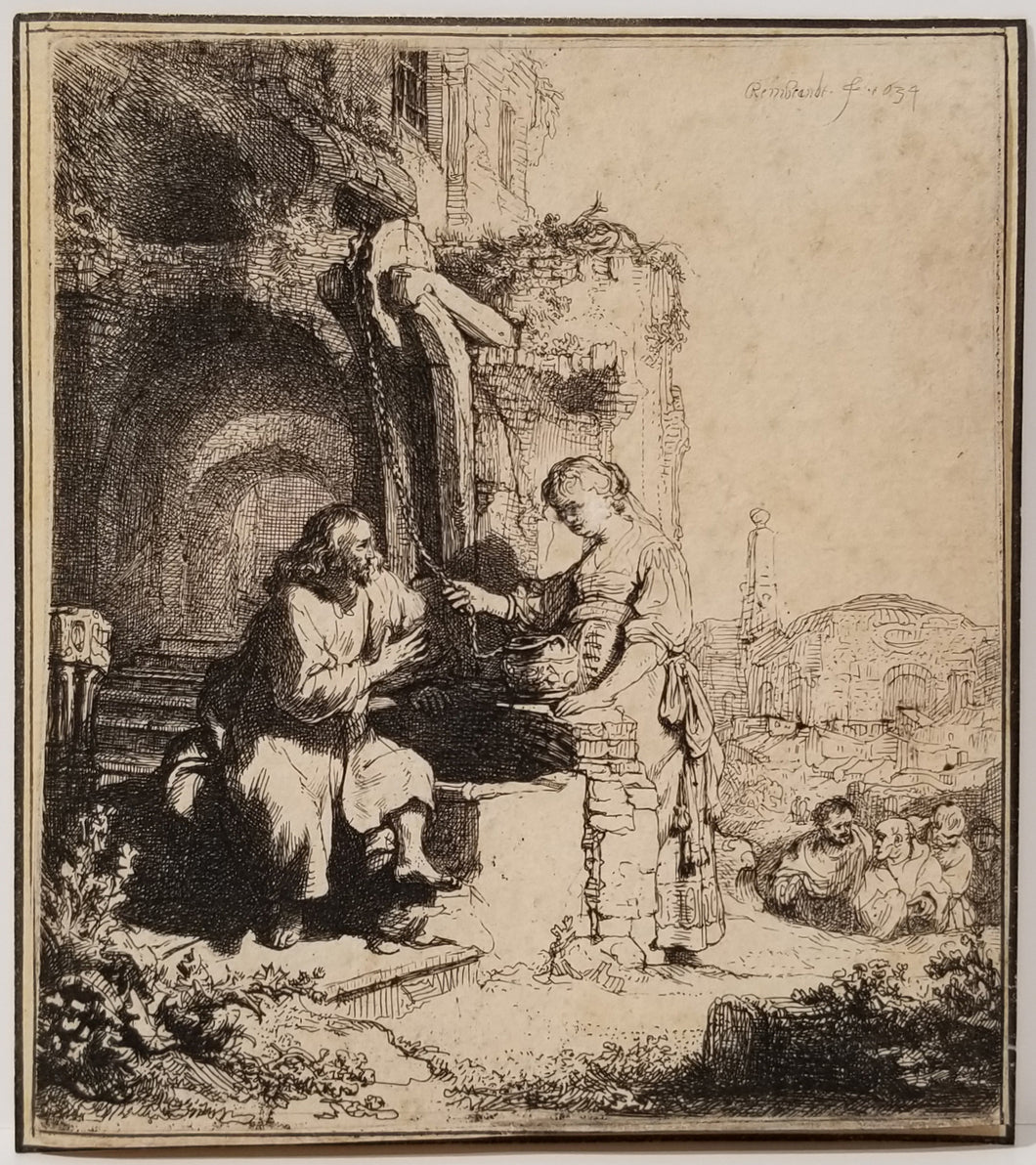 La Samaritaine, dite aux ruines.  1634.