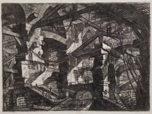 Charger l'image dans la galerie, L'Arche gothique. Planche XIV de la suite "Carceri, ou Les Prisons imaginaires de G. Battista Piranesi".
