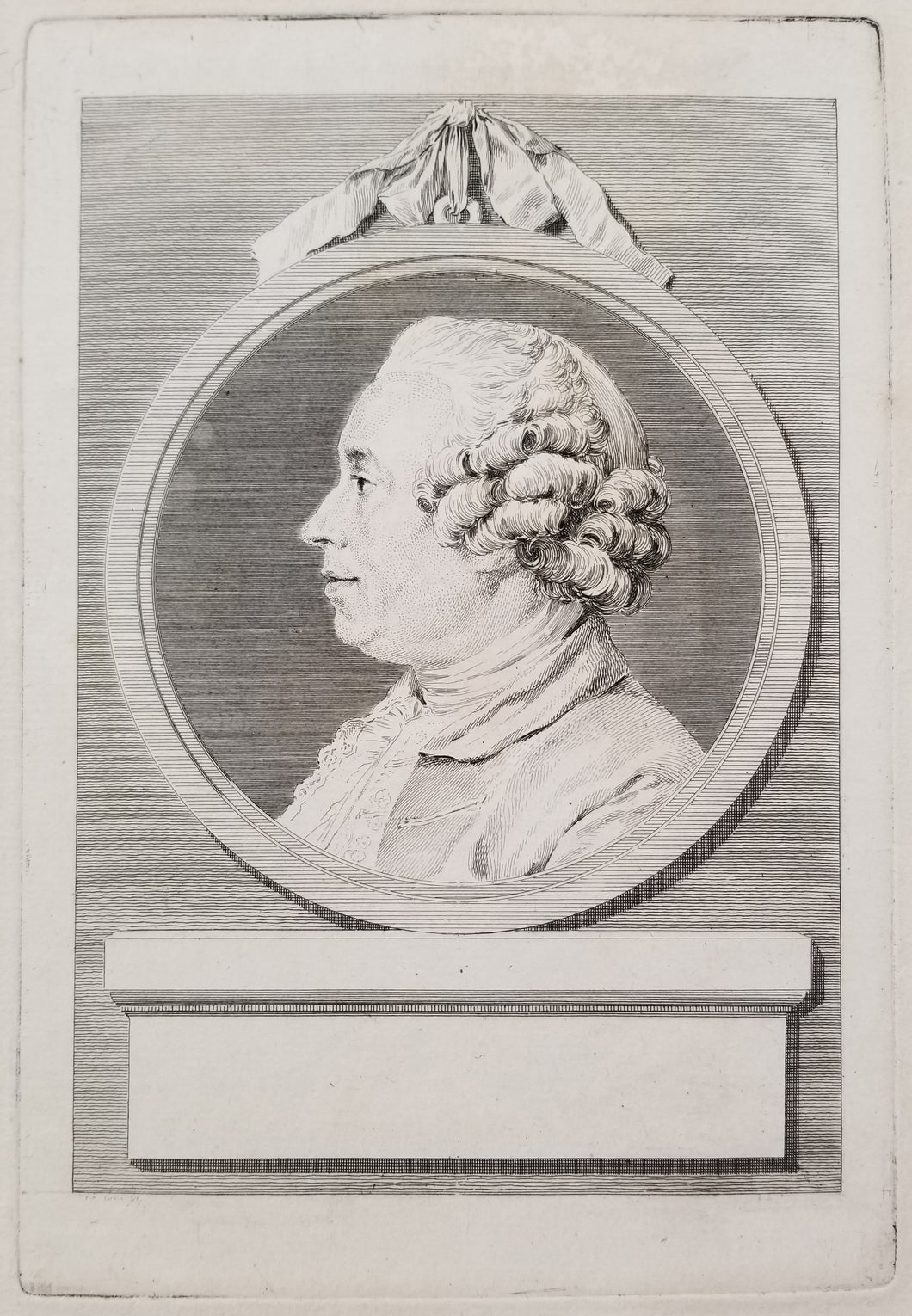 Portrait de Charles-Nicolas Cochin, graveur (Paris 1715 † 1790).   Vers 1771.