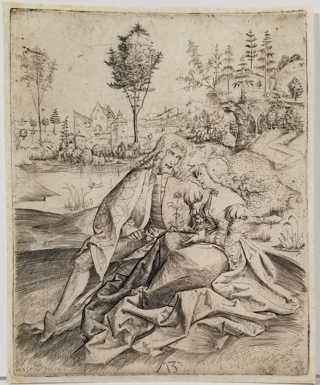 Le couple d'amoureux.  Vers 1500-1502.