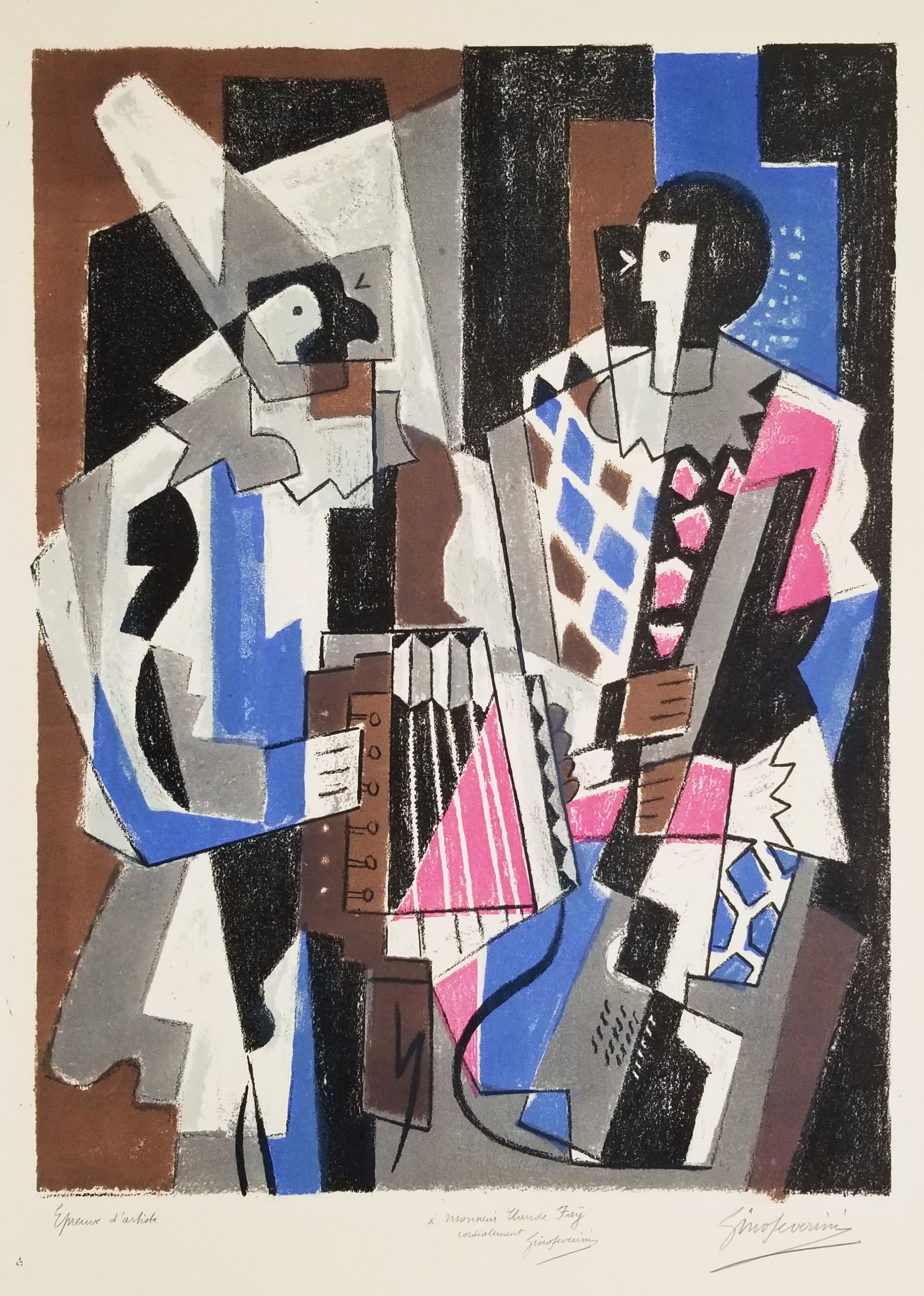 Les Arlequins. 1954.