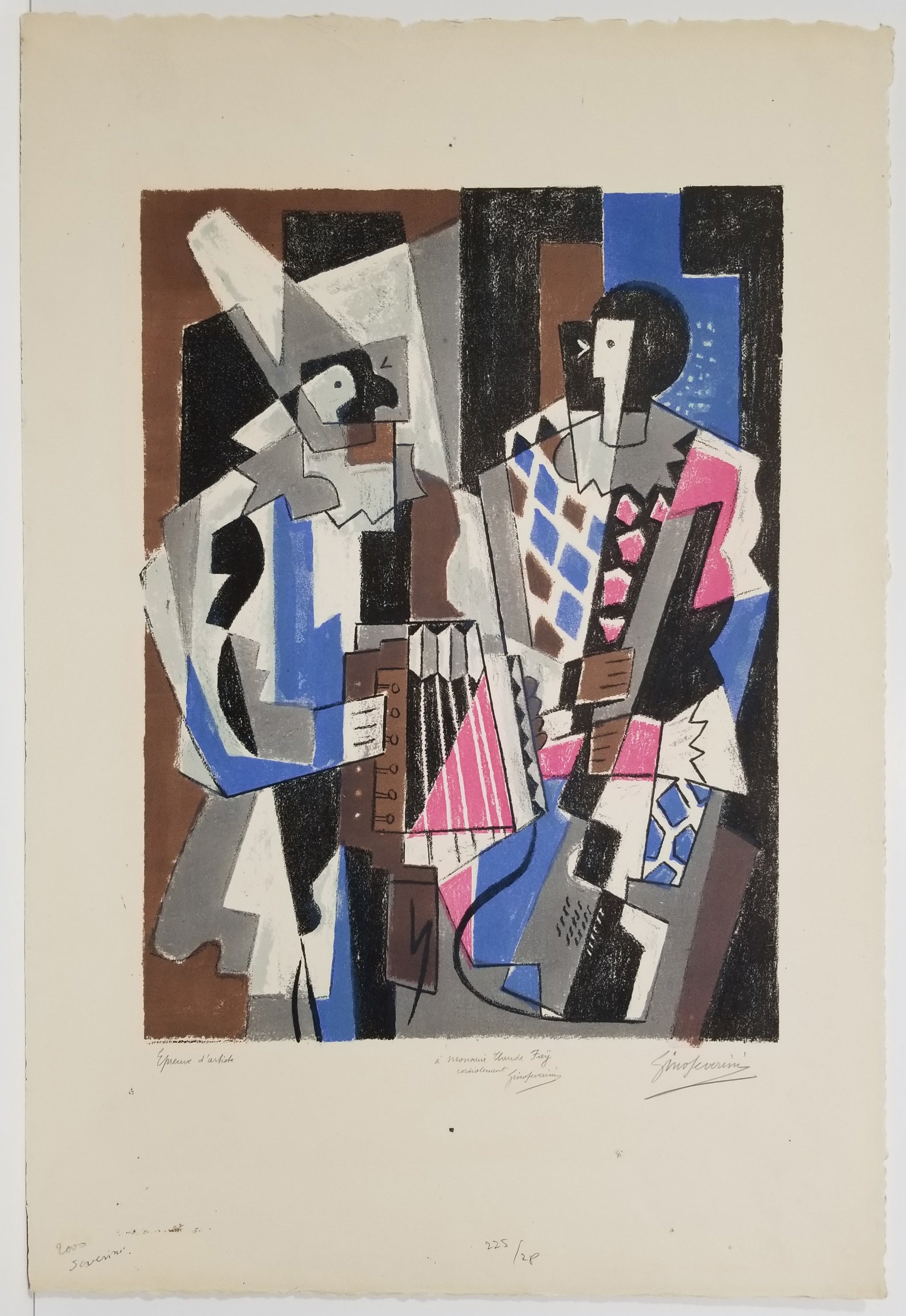 Les Arlequins. 1954.