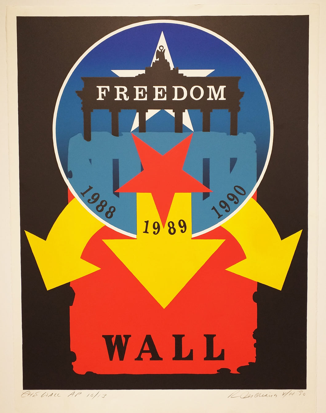 The Wall (Freedom Wall).  1990.