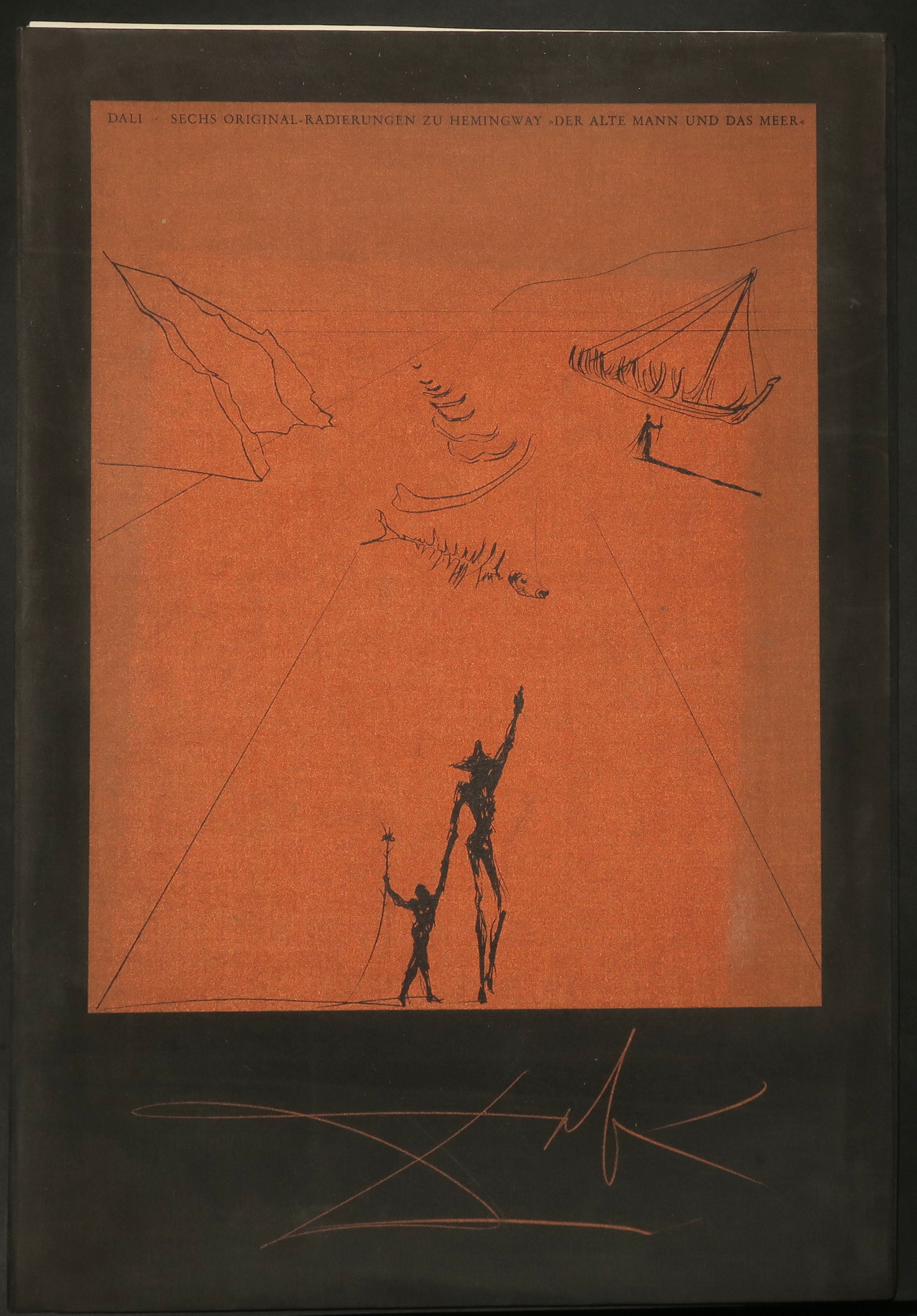 Ernest Hemingway, Der Alte Mann und das Meer. Sechs illustrationen von Salvador Dali. Manus Press, Stuttgart, 1974.