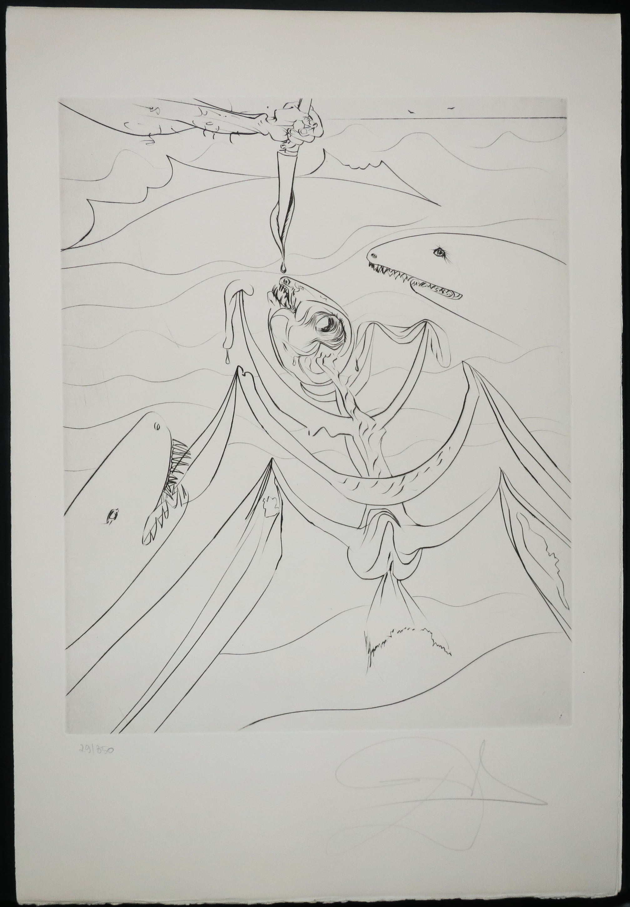 Ernest Hemingway, Der Alte Mann und das Meer. Sechs illustrationen von Salvador Dali. Manus Press, Stuttgart, 1974.