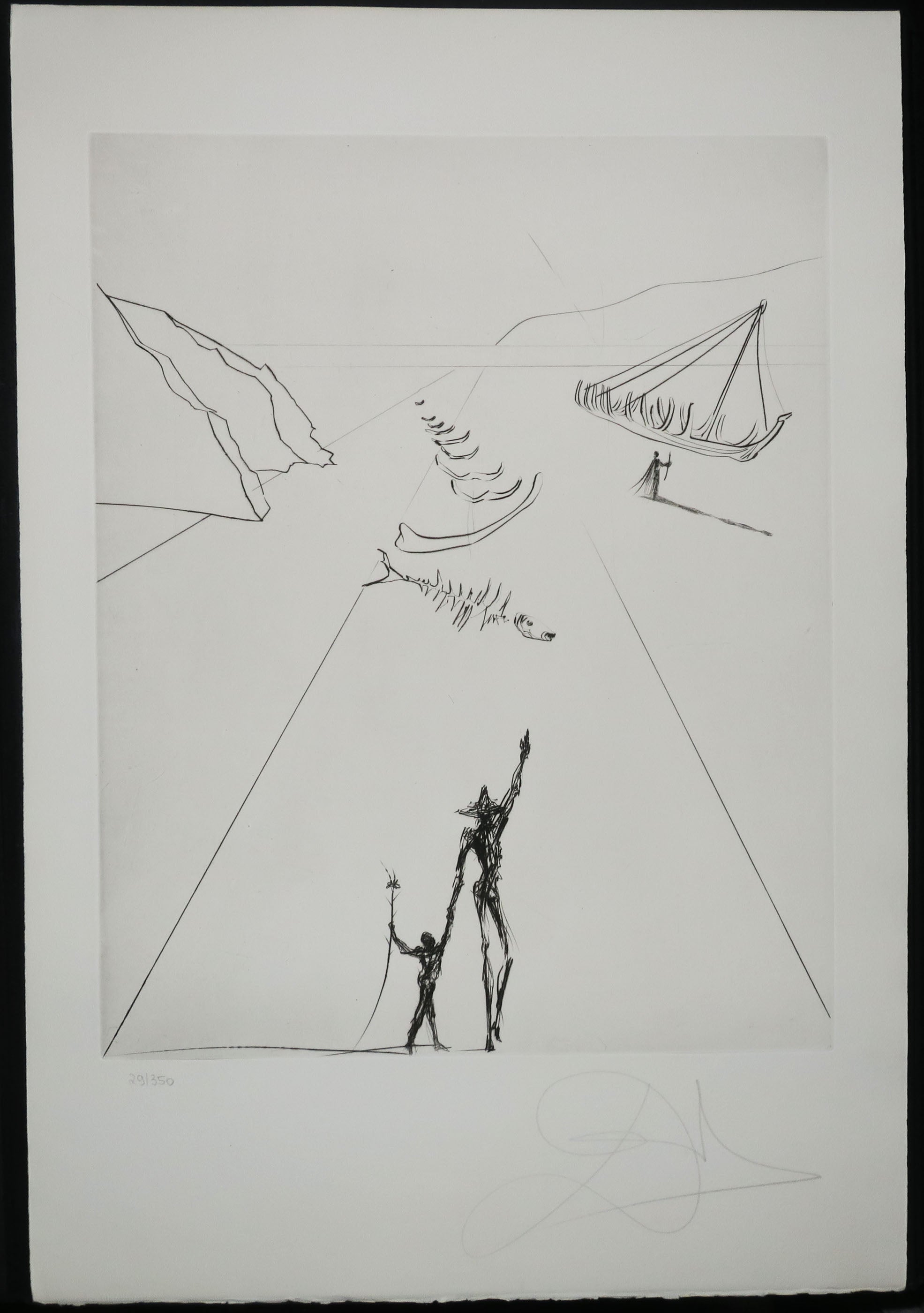 Ernest Hemingway, Der Alte Mann und das Meer. Sechs illustrationen von Salvador Dali. Manus Press, Stuttgart, 1974.