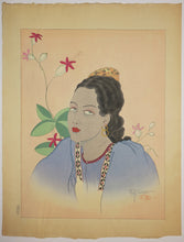 Charger l&#39;image dans la galerie, Une jeune fille de Fidji (Océanie).  1935.
