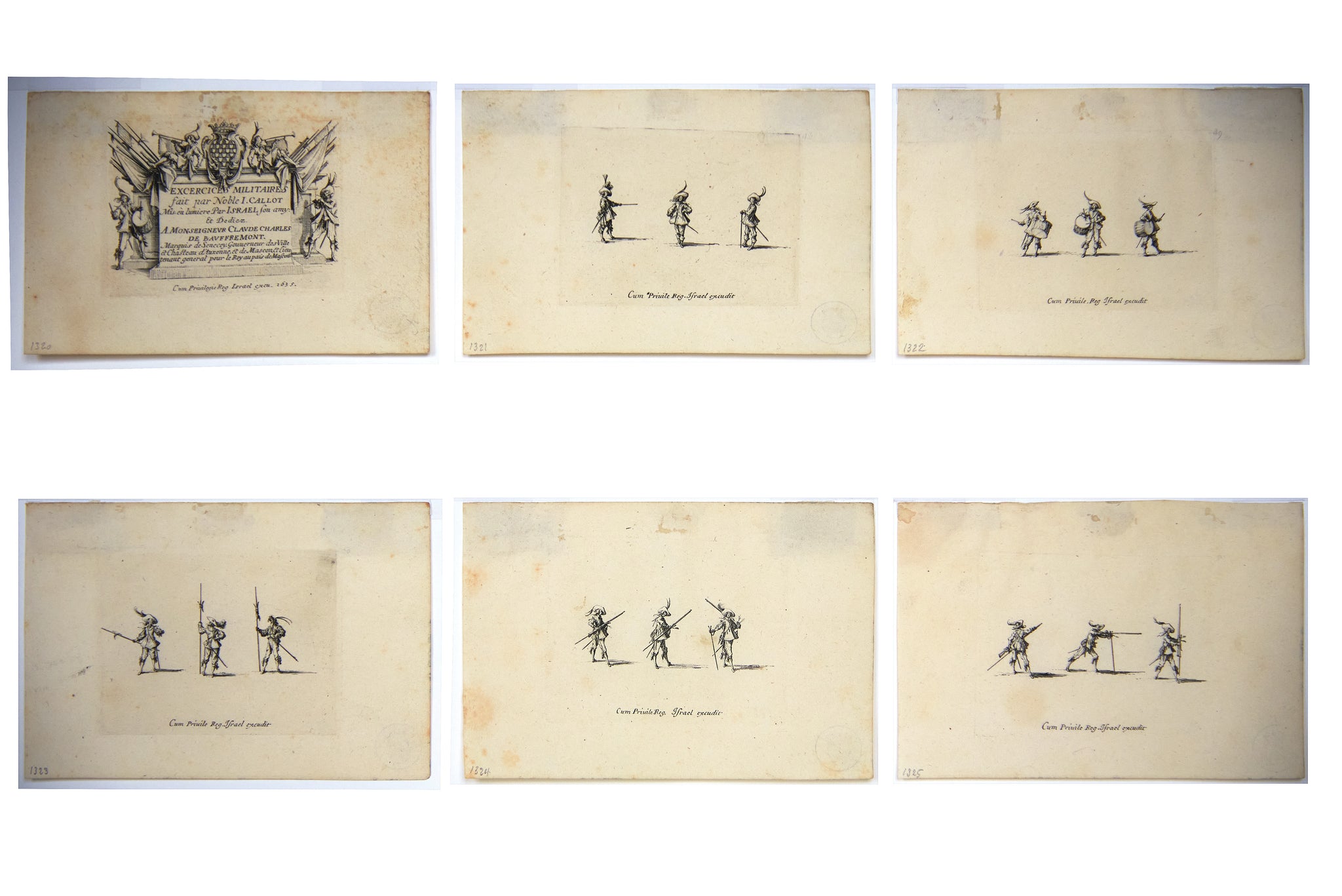 Exercices militaires 1635