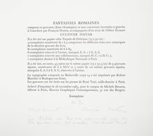 Charger l&#39;image dans la galerie, Fantaisies Romaines. 1985.
