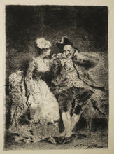 Charger l&#39;image dans la galerie, Tentation (Jeune femme flirtant avec un homme plus âgé).
