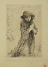 Charger l&#39;image dans la galerie, [Une jeune bergère en prière].
