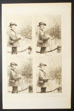 Charger l&#39;image dans la galerie, [Dessinateur à l&#39;ouvrage].  1906.
