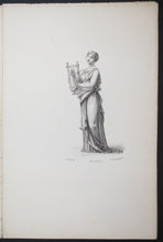 Charger l&#39;image dans la galerie, Apollon et les Muses, Dessins de Prud&#39;hon, lithographiés par J. Boilly.  1845.
