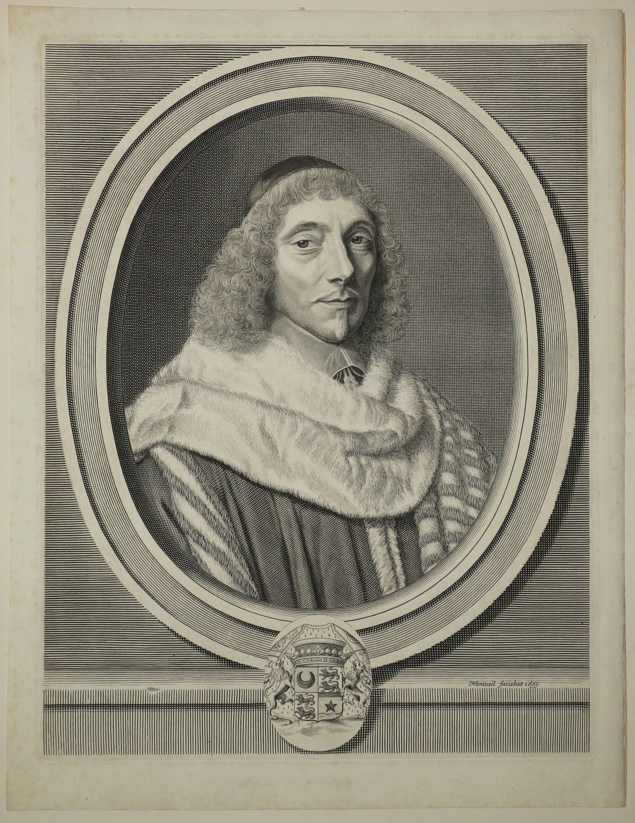 Portrait de Jean Antoine de Mesmes, Président à mortier au Parlement de Paris.  1655.