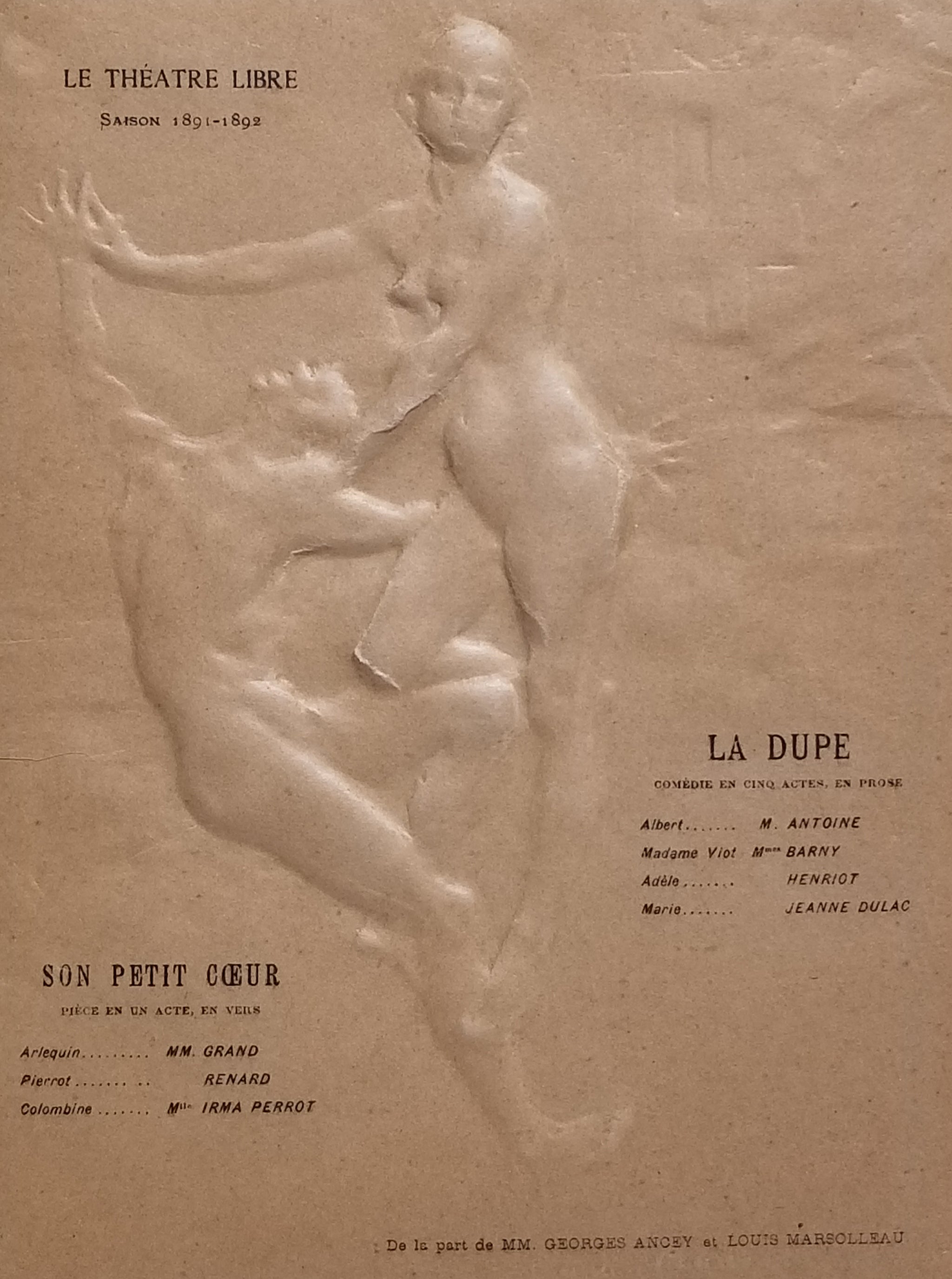 Le Théâtre Libre, Saison 1891-1892.