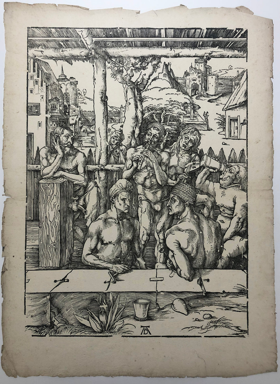 Le bain des hommes. c.1498.
