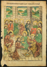 Charger l&#39;image dans la galerie, [Le Christ lavant les pieds de ses disciples].
