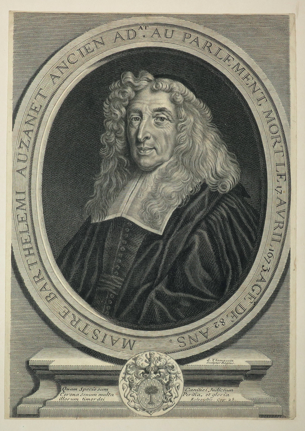 Portrait de Barthélémy Auzanet, Avocat au Parlement (?-1673).