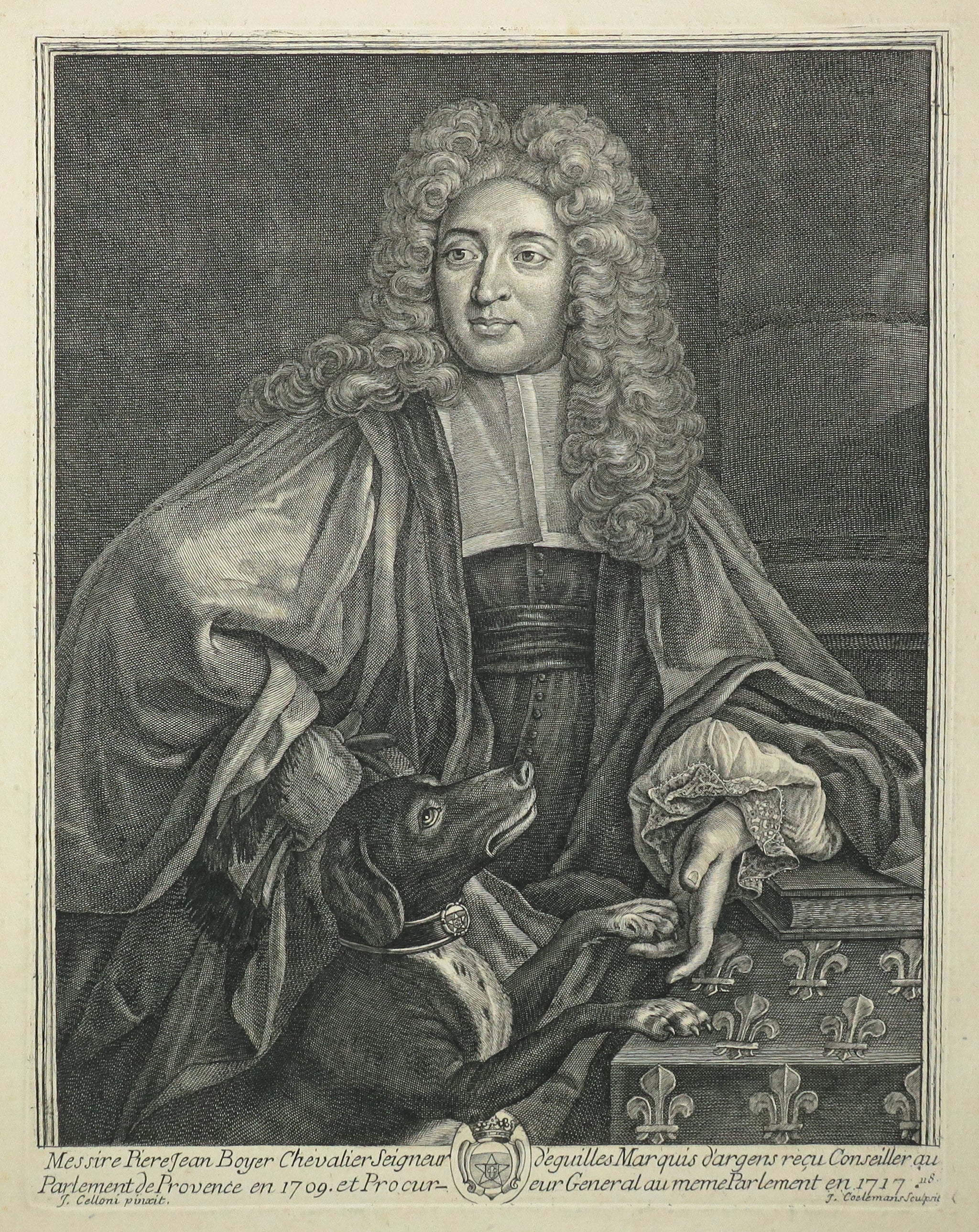 Portrait du Magistrat français Pierre-Jean de Boyer d'Eguilles (1682-1757).